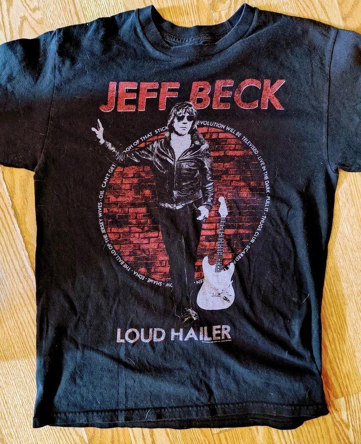 Jeff Beck Vintage Rock Concert Tour shirt Unisex NI147 FREE SHIPPING Unisex T-Shirt XXXL