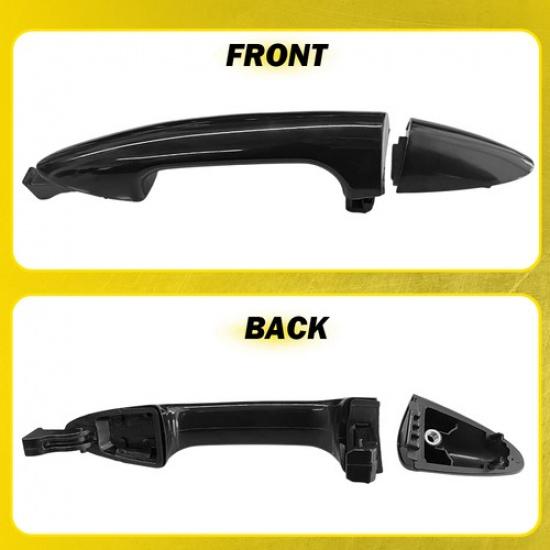 Exterior Outside Handle Door Rear Bar Side Left Fit Hyundai Accent LE 2016-2017