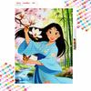 Disney Mulan Magnolia Flower Butterfly Diamond Paint Painting Art Kit Handmade DIY5D Home Decor Gift