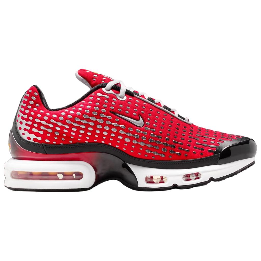 Nike Air Max Plus 7 University Red Unisex Sneaker Schwarz Weiß Metallic-Silber HQ2197-600