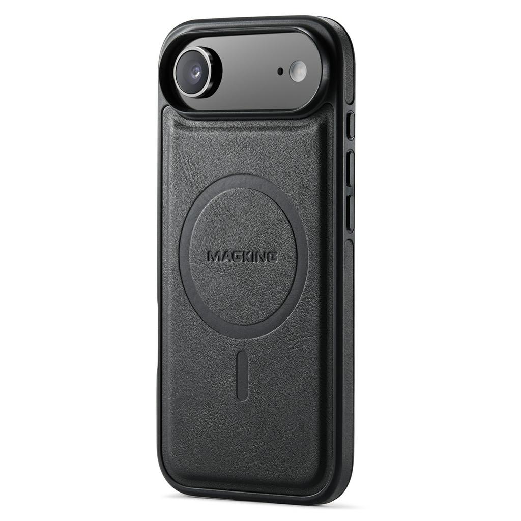 MAGKING K1 Series For iPhone Air Magnetic Case PC+TPU+PU Leather Phone Cover
