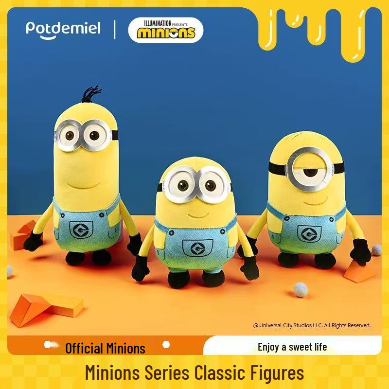 Official Minions TIM Bear Unicorn Plush Keychain Backpack Pendant