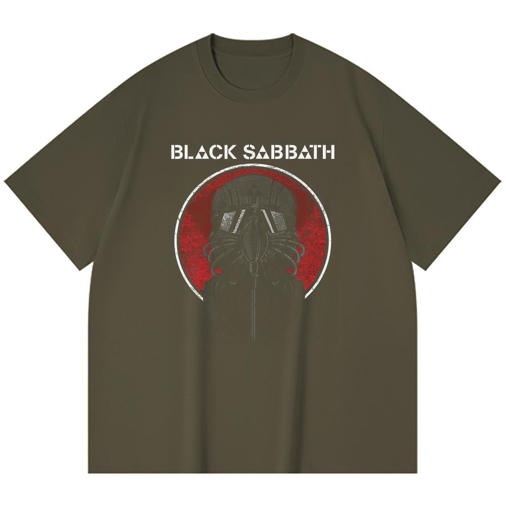 230 Gsm 100% Cotton Heavy Metal T-Shirt  Rock Band Popular Music Print Unisex Heavy Cotton T Shirt