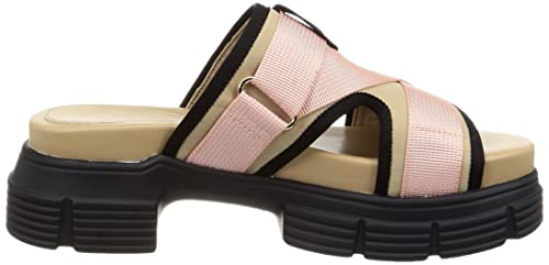 JILL STUART SHOE Women's Track Sole Mule Sandals, Size 6516 BG (Sizes 22.0cm-22.5cm), Size E
