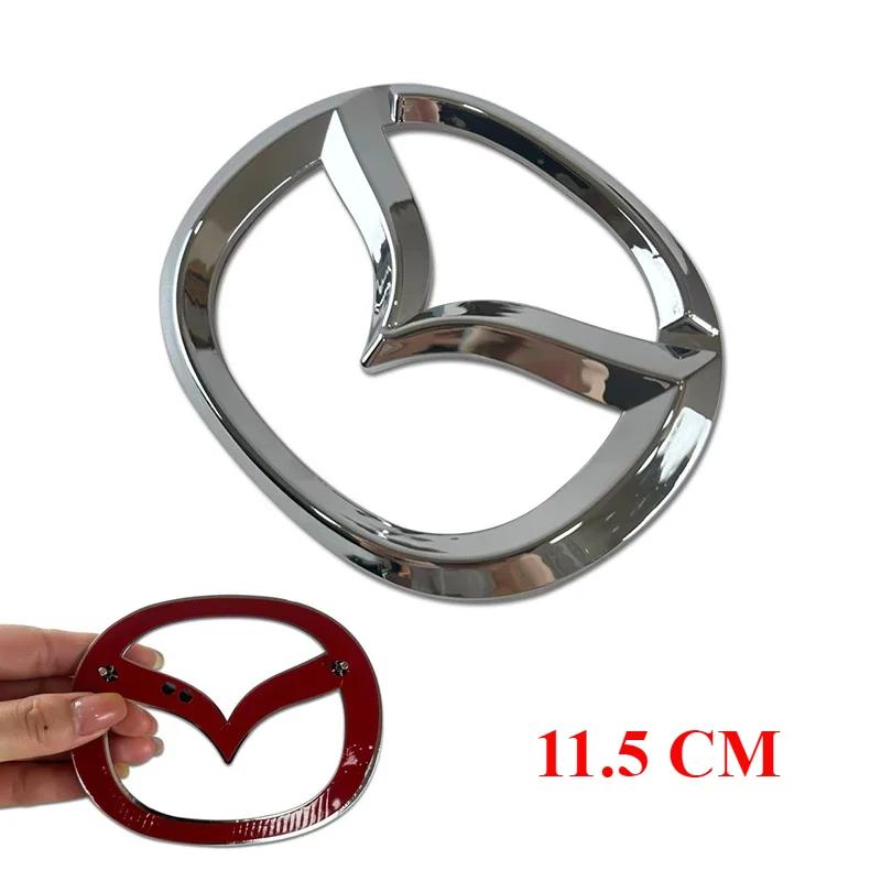 2025 Heißes Plastik Auto Frontklappen-Emblem für Mazda CX-5 CX5 Lenkrad-Abzeichen 3D Karosserie Ersetzungs-Aufkleber Heck-Heckklappen-Refitting-Dekor