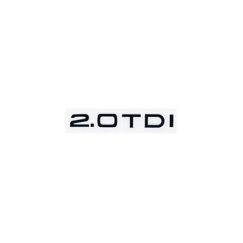 Car Letter Logo Sticker for Audi A5 Suitable for Tail Bumper and Trunk Emblem Applicable To 2.0 3.0 40TDI 35 40 45TFSI Models