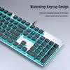 EWEADN GX710S Wired Membrane Keyboard with Mechanical Feel