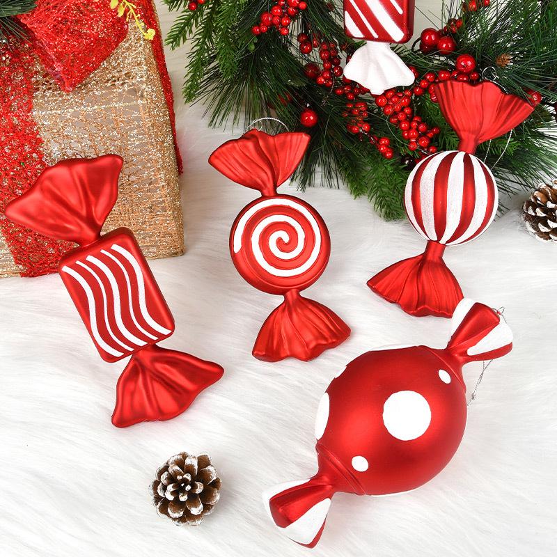 Electroplated Candy Pendants for Christmas Tree Decorations and Photography Props