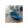 Yamani Pressed Flower 26.5cm Oval Baker, Matte Blue, 6218033