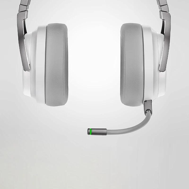 Csere fülpárnák CORSAIR VIRTUOSO RGB vezeték nélküli SE fejhallgató fejhallgatóhoz, bőr hüvelyes fülhallgató fültok