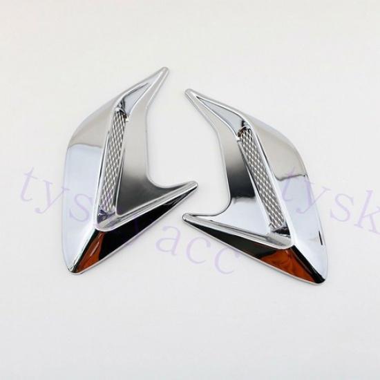 Chrome Air Vent Inlet Cover Trim For Ford Explorer Car Body Side Molding Trim 2x