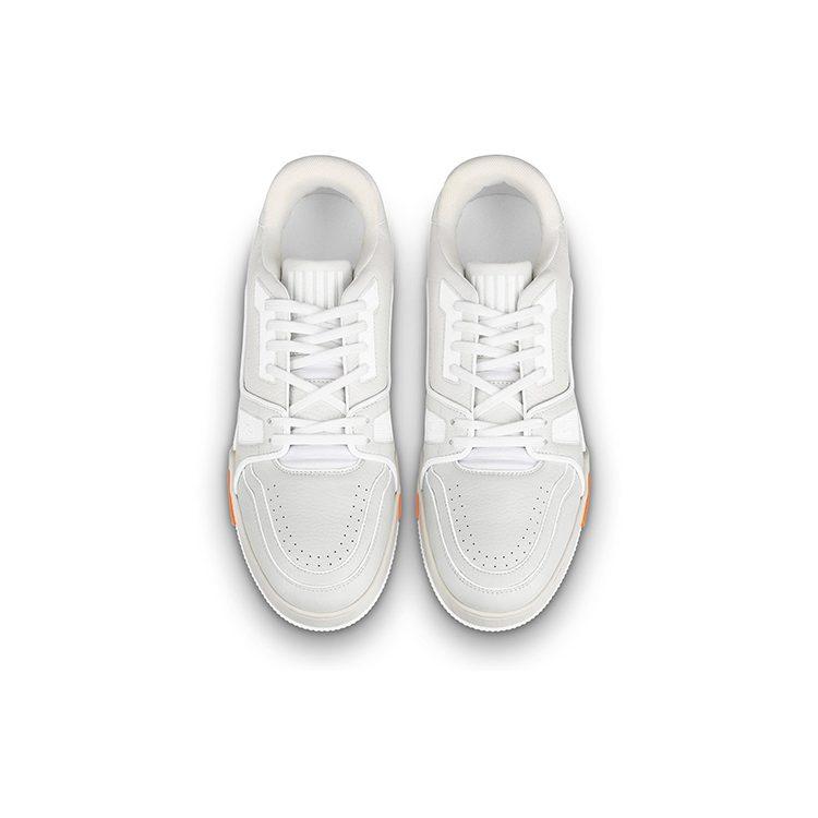 Louis Vuitton Trainer Sneakers 'White Orange' 1A5A0V