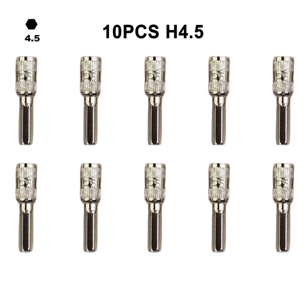 Hex Shank Bit Screwdriver Bits Chrome Vanadium Steel Versatile Use 11pcs Set Enhanced Grip Design Compact Case