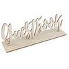 , Table Sign, Display, Decoration with Guestbook Sign for Party Wedding And Baptism
