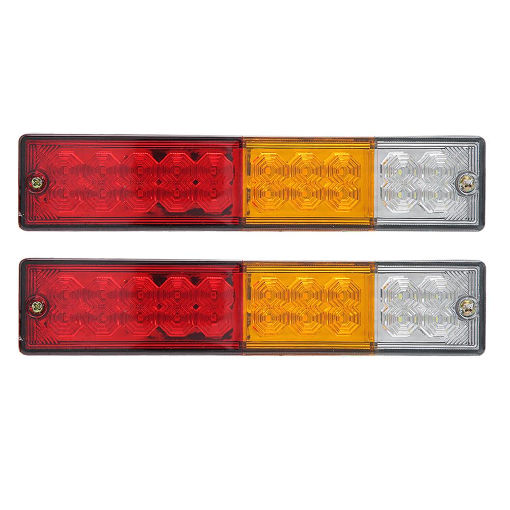 

2 шт. Автомобильный 20 светодиодов 3 цвета боковой полоса сигнальный фонарь задний фонарь HL I012