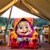 1pz Masha Cuore Coperta da Esterno Leggera in Flanella, Morbida e Calda, Uso Stagione Unica per Divano, Esterno, Campeggio, Soggiorno, Ufficio069