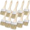 10 Pcs Painting Brush Wooden Handle Brush Pastry Brush Chip Brush Barbecue Brush Basting Brush for Cooking