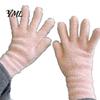 Warm Gift for Her in Winter Faux Mink Five Finger Gloves Women, Soft Plush Lined Gloves, Thermal Insulation Riding Handwear Mittens Cold Weather,