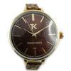 Les Trésors De Lily [N2432] - Women's Watch 'Trendy' Pink Gold Leopard Brown