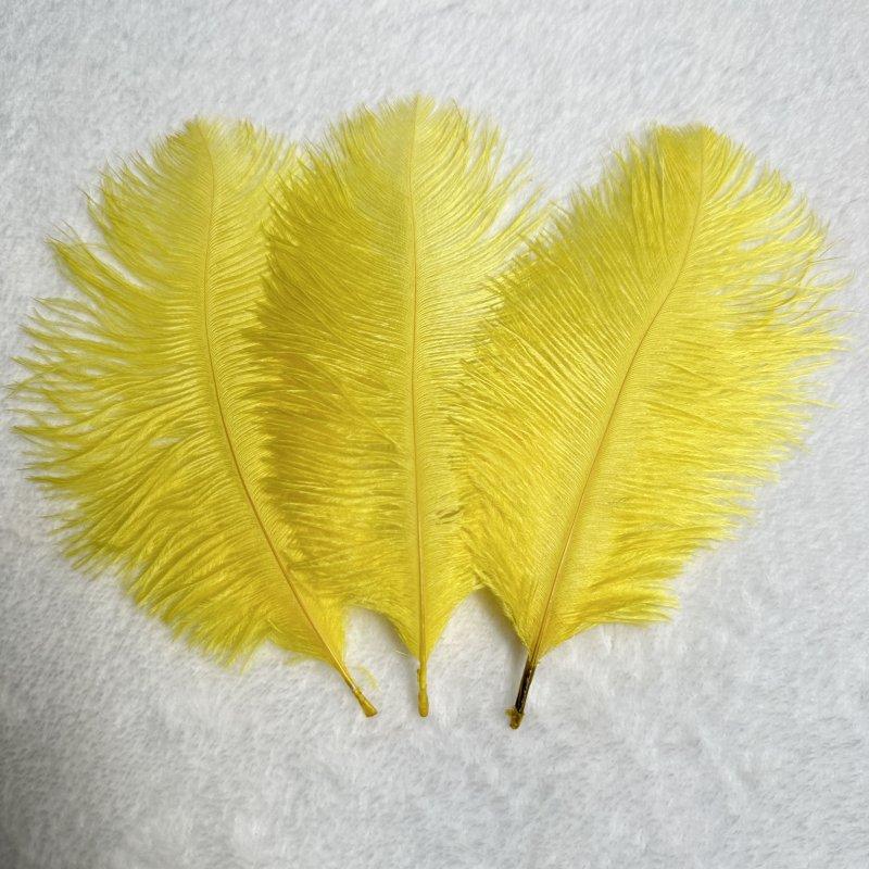 50pcs/lot  Black Ostrich Feathers 6-14 Inch 15-40cm for Wedding Decor Craft  Handicraft Accessories Table Centerpieces Carnival