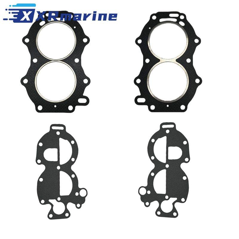 2PCS Cylinder Head Gasket 20 25 28 30 35 HP For Johnson / Evinrude Outboard OMC 329419 777390 324324
