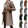 2024 Women's Solid Color Long-Sleeve Suit with Pocket Pants - European & American Style