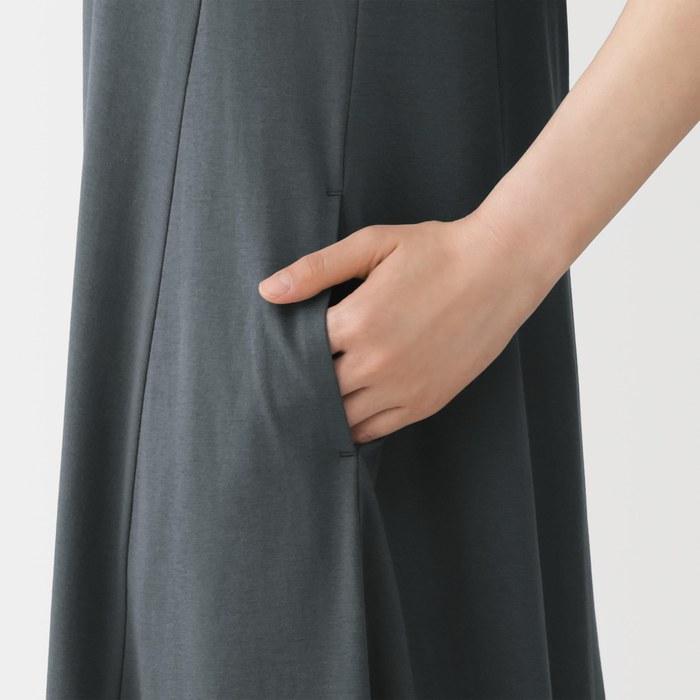 [MUJI] Women's Cooling UV-Cut Sleeveless Dress BB2W0A6S Black S