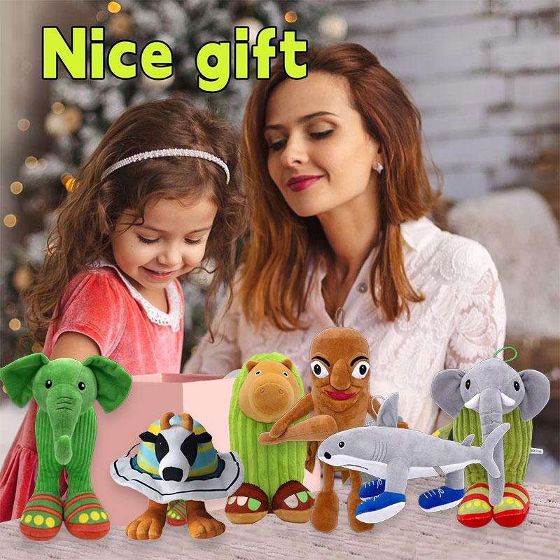 38Style Tralalelo Tralala Soft Tungtungtung Italian Brainrot Al Tralalero Tralala Plushie Cushioned Cuddly Bolster Playthings