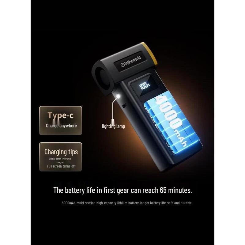 Jichuan Portable High-Speed Laptop Dust Blower and Vacuum Cleaner