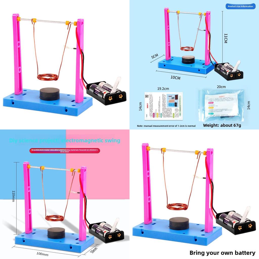 Experiment Diy Electromagnetic Swing With Physics Educational Kit For Stem Classroom