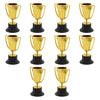 10Pcs Mini Trophies Plastic Trophy Award Eye-catching Mini Desktop Trophy Ornaments for Party Favors Props
