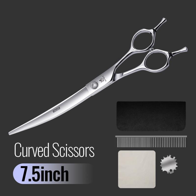 Fenice 6//6,5/7/7,5 Zoll Professionelles Haustier Hunde Pflege Scheren Set Gerade & Gebogen & Ausdünn & Effilierschere