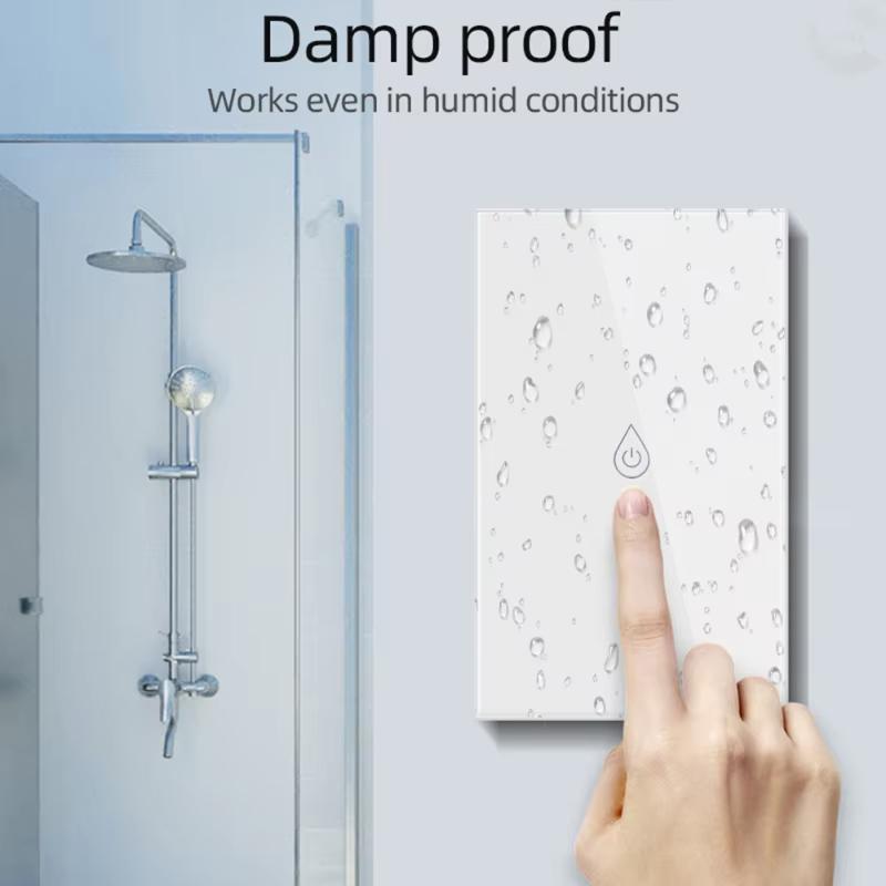 20/40A Tuya Smart WiFi Water Heater Air Conditioner Touch Wall Switch APP Remote Control Voice Timing Works with Alexa Google