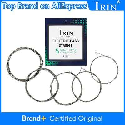 IRIN 5 Strings Bass Guitar Strings Hexagonal High Carbon Alloy Nickel Steel Wound Electric Bass Guitarra Strings Accessories