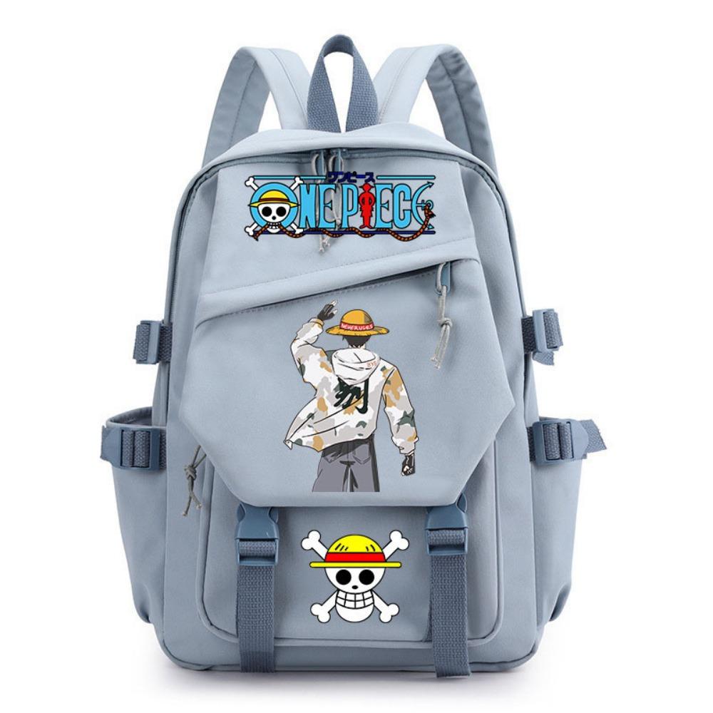 Anime ONE PIECE Schoolbag Children's Backpack Primary School Bag Male and Female Junior High School Students College Students Campus Backpack