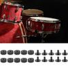 20Pcs Cymbal Stand Felt Washer and Cymbal Sleeves for Drum Instruments Accessory