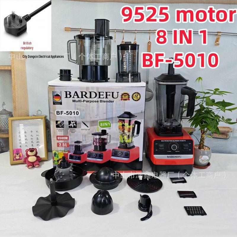 3L 6-in-1 Edelstahl Standmixer & Entsafter: Multifunktionaler Fleischwolf und Mixer