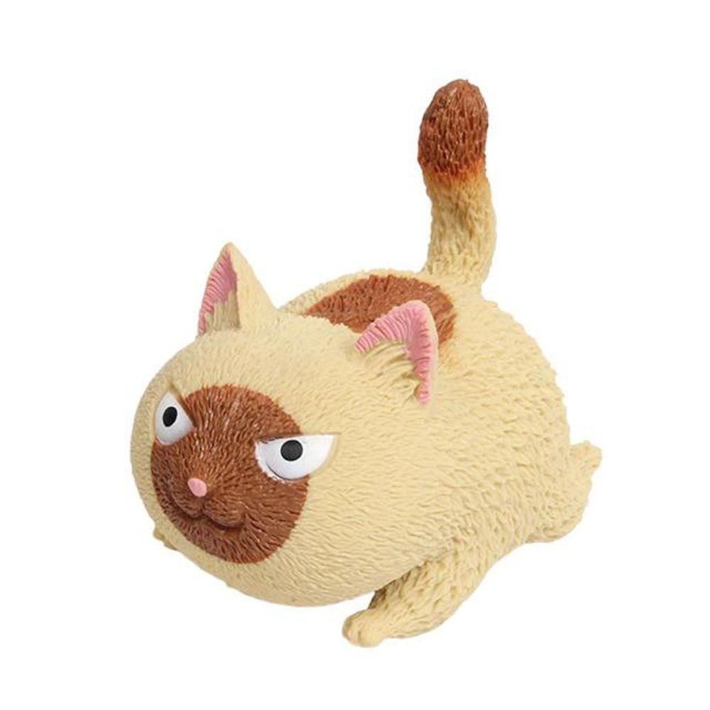 

Сенсорные мини-животные Злой кот Сжимаемый кот Игрушка-кот Сжимаемые животные Шарики для снятия стресса Фиджет-игрушки для кошек yellow large