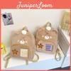 Plush Bears Chickens Squirrels Sheep Cartoon Backpack For Girls Soft School Bag With Zipper Closure And Internal Pockets