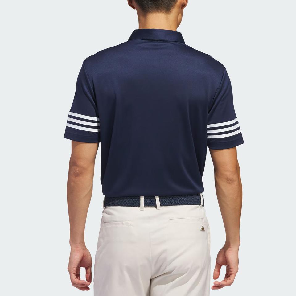 Adidas Simple Pullover Solid Color Small Logo Breathable Short Sleeve Polo Shirt Men Polo Shirts Navy-Blue IQ2963