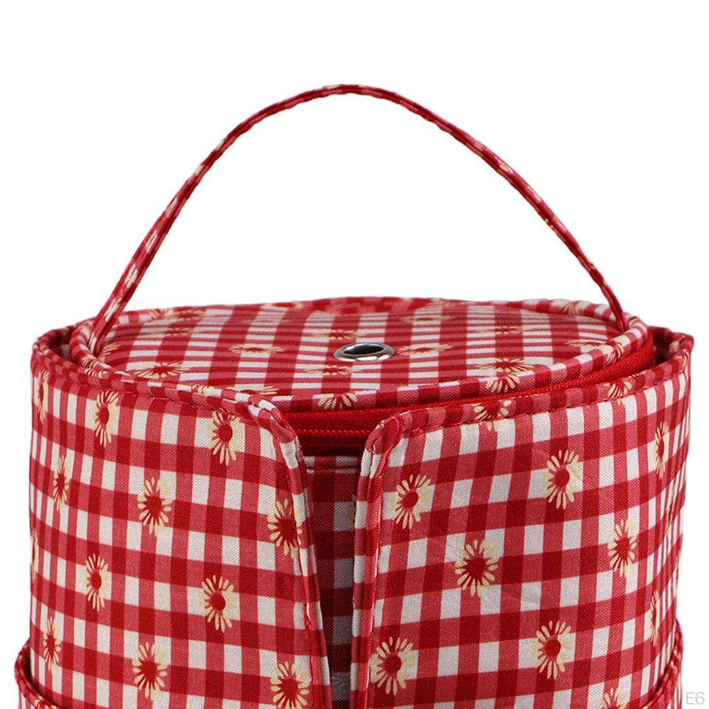 Crochet Bag Tote Empty Storage Durable Holder Case Craft Organizer Lightweight Yarn