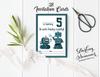 Darling Souvenir Hvit bursdagsinvitasjonskort 28 stk Fyll eller skriv inn tomme invitasjoner Utskrivbare festrekvisita 5 x 7 tommer