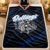 Flannel BlanketCanterbury-Bankstown Bulldogs Warm Soft Throw Blanket for Indoor Sofa Bed Living Room Use