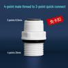4-Minute to 2-Minute Quick Connect PE Ball Valve for Water Purifier