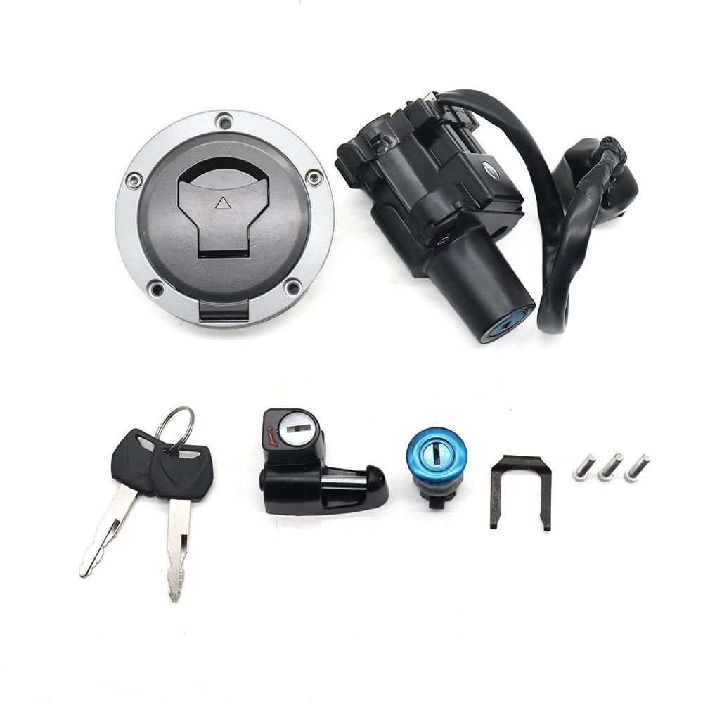 

Motorcycle Ignition Switch Fuel Gas Tank Cap Cover Seat Handle Locks Include Keys For Honda CRF250 CRF250RL Rally 2017- one set