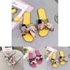 Stylish Women's Bow Sliders Silky Butterfly Sandals Perfect For Summer Beach Parties