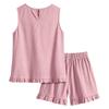 Women's Casual Loose Shorts Two-Piece Set for Summer and Daily Wear