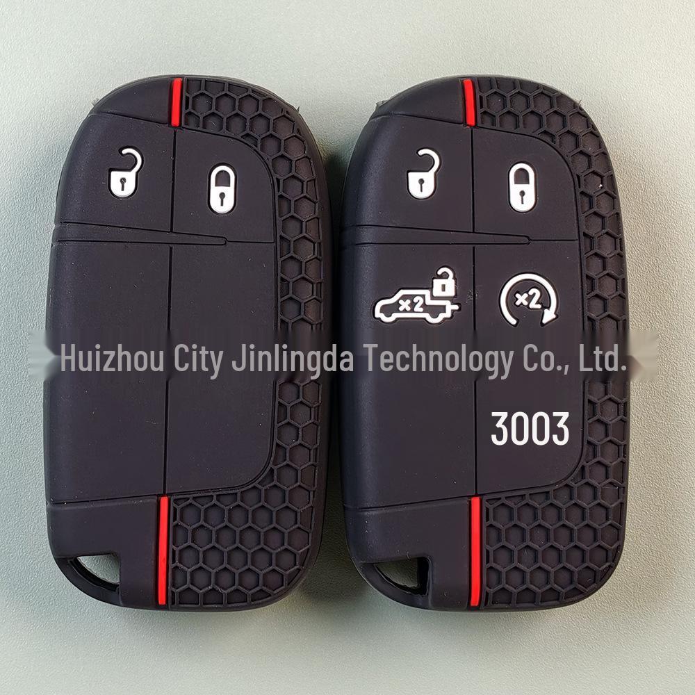 Jeep/Dodge Silicone Key Case Cover for Compass, Renegade, Grand Cherokee