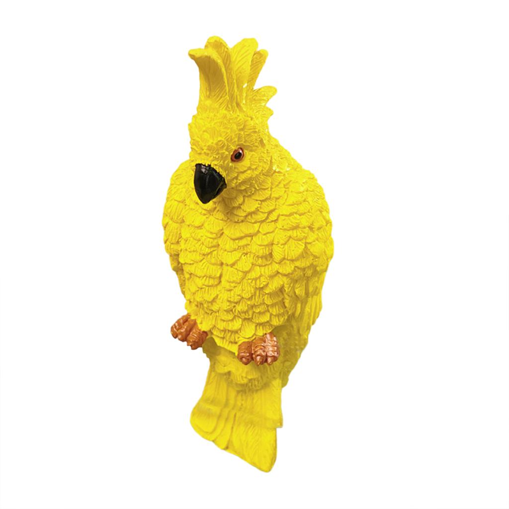Parrot Figurines Aquarium Ornaments Fun Simulation Parrot DIY Landscaping Decorations Fish Tank Accessories