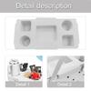 Portable Outdoor Beach Bag Drink Holder Organizers NonSlip Cup Holder Snacks Serving Tray Snacks Box with 5 Compartments